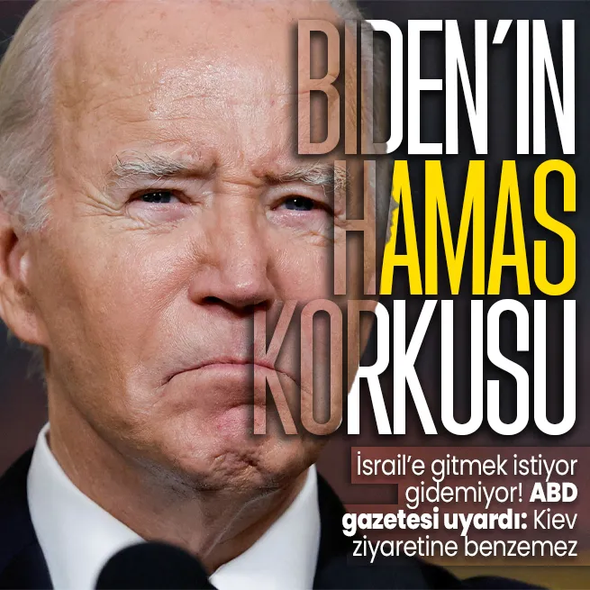 Biden’ın Hamas korkusu: İsrail’e gitmek istiyor ama gidemiyor! ABD gazetesi uyardı: Kiev ziyaretine benzemez