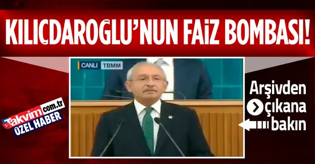 CHP Genel Başkanı Kemal Kılıçdaroğlu bu kez 'faiz' konusunda çelişti