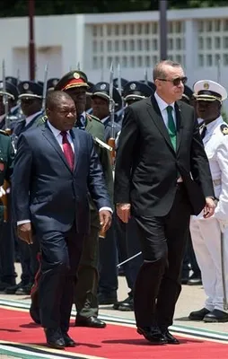Cumhurbaşkanı Erdoğan Mozambik'te