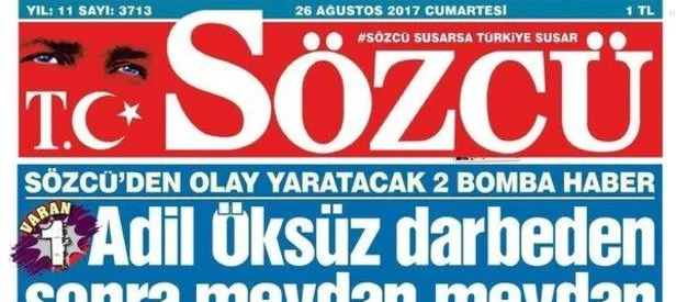 Sözcü, FETÖ’ye işte böyle hizmet ediyor!