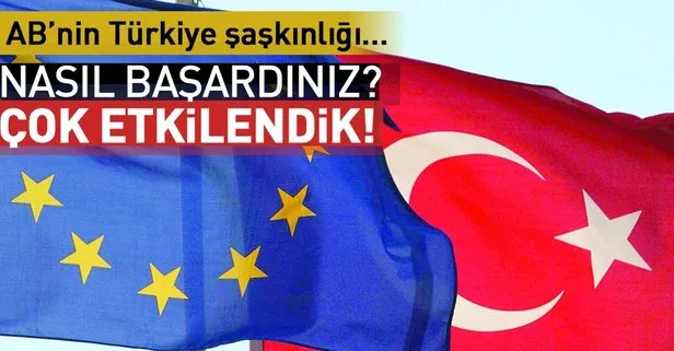 ABden Türkiyeye övgü! Çok etkilendik