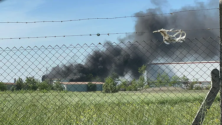 İZLE I Tekirdağ'da fabrikada korkutan yangın!