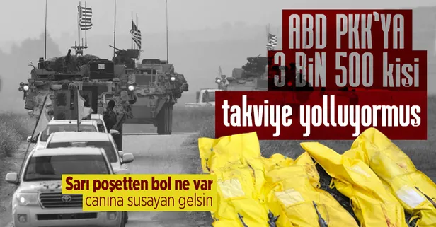 Sözde müttefik ABD Suriye’de PKK/YPG saflarına 3 bin 500 kişi daha katmayı planlıyor