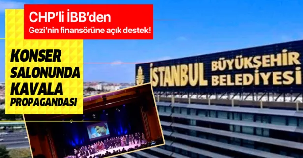 CHP’li İBB’nin skandalları bitmiyor! Konser salonunda Gezi kalkışmasının finansörü Osman Kavala propagandası...
