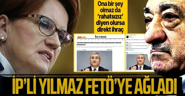 İP’li Durmuş Yılmaz FETÖ’nün yönettiği Kronos isimli siteye Türkiye’yi şikayet etti