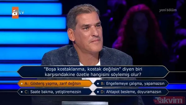 Kim Milyoner Olmak İster'de Kurtlar Vadisi sorusu geceye damga vurdu! Oktay Kaynarca'ya Süleyman Çakır sürprizi: Stüdyoda nostaljik dakikalar - 47