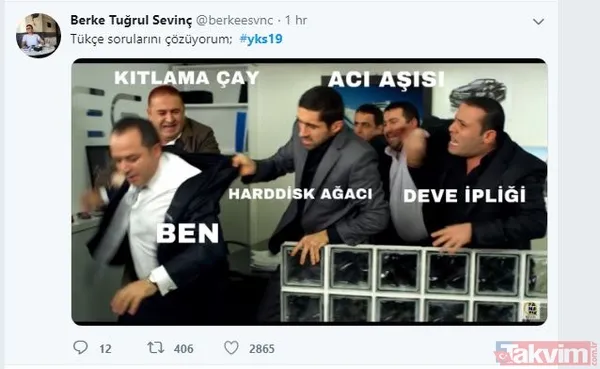 Twitter'da YKS çılgınlığı! TYT soruları öğrencileri isyan ettirdi, İşte birbirinden ilginç YKS paylaşımlar - 1
