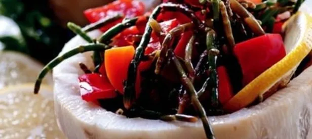 Kereviz Çanağında Deniz Börülcesi Salatası Tarifi