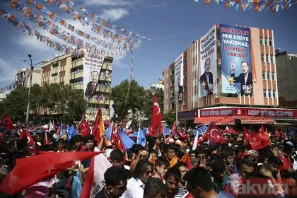 Cumhurbaşkanı Erdoğan’a Adıyaman’da sevgi seli