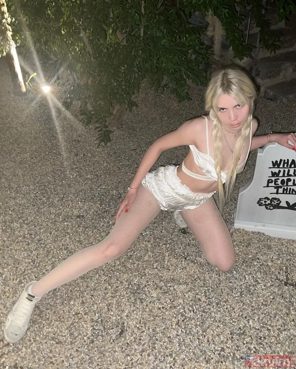 Aleyna Tilki hem tarzı hem pozlarıyla olay oldu! Görenin ağzı açık kaldı sosyal medya ayağa kalktı! “Altı bezli bebek...” - 8