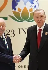 Başkan Erdoğan Brezilya Devlet Başkanı Luiz Inacio Lula da Silva ile görüştü! Filistin mesajı