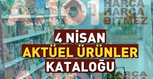 A101 4 Nisan Perşembe aktüel ürünler kataloğu! Bu hafta A101’de hangi ürünler indirimli? 2019