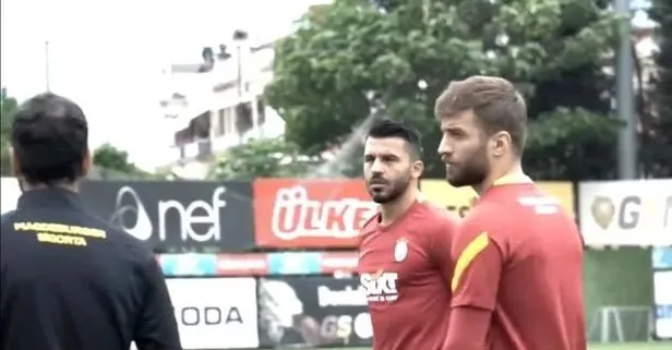 Galatasaray’da yeni transferler ilk antrenmanda