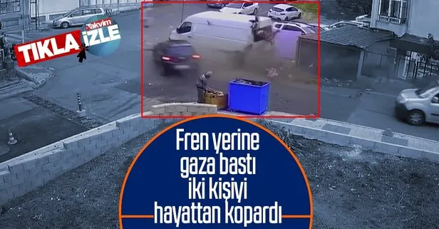 Fren yerine gaza bastı iki kişi hayatını kaybetti
