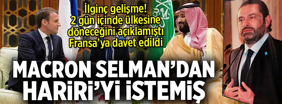 Hariri ve ailesi Fransa’ya gidiyor