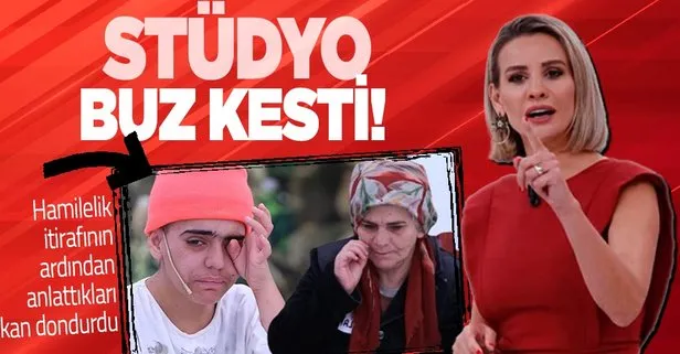 Fatma gözyaşları içinde Esra Erol’da canlı yayınına çıktı! Hamilelik itirafı şoke etti yaşadıkları kan dondurdu ‘Bana ilaç verip...’