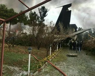 İran’da kargo uçağı düştü! İşte ilk görüntüler...