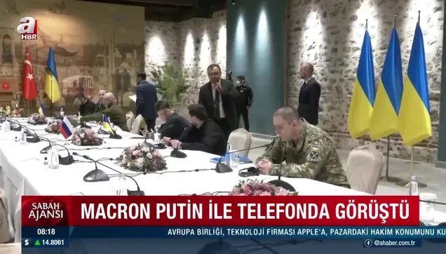 Macron ve Putin telefonda görüştü