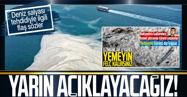 SON DAKİKA: Marmara'da deniz salyası tehdidi! Bakan Kurum açıkladı: Eylem planını yarın açıklayacağız
