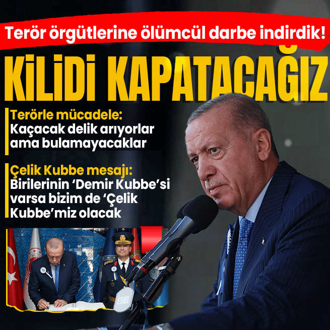 Başkan Erdoğan Hava Harp Okulu Diploma Alma ve Sancak Devir Teslim Töreninde önemli açıklamalarda bulundu
