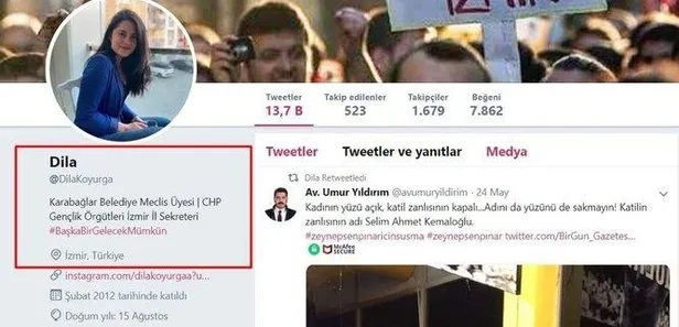 Başkan Erdoğan'a hakaret eden CHP'li Dila Koyurga hesabını sıfırladı-3