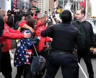 Trump karşıtları New York’ta terör estirdi