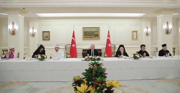 Başkan Erdoğan azınlık cemaatlerinin temsilcileri ile iftarda bir araya geldi