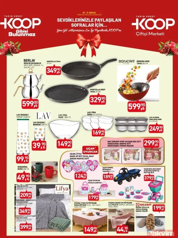 Tarım Kredi KOOP Market 31 Aralık yılbaşı kataloğu! 100'den fazla üründe indirim - 11