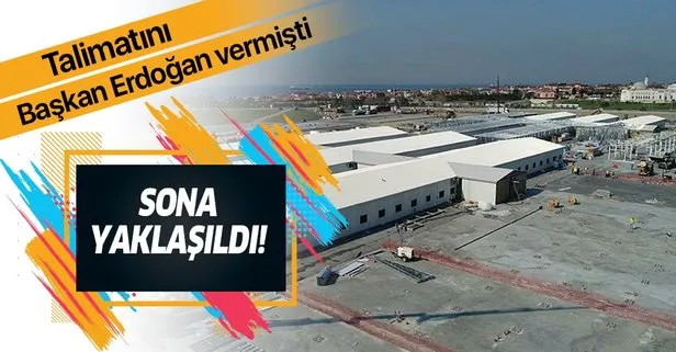 Başkan Erdoğan talimat vermişti! Atatürk Havalimanı’ndaki pandemi hastanesinde sona yaklaşıldı!