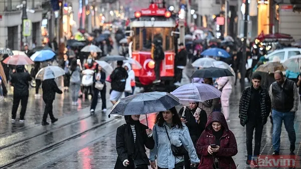 HAVA DURUMU I Meteoroloji ve AKOM'dan peş peşe uyarı! İstanbul'da yağış başladı... O illerde yaşayanlar dikkat! - 2