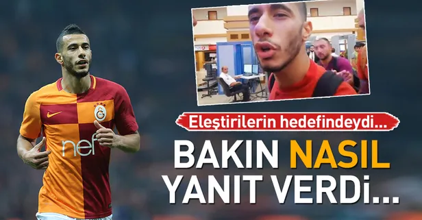 Belhanda taraftara küfür etti