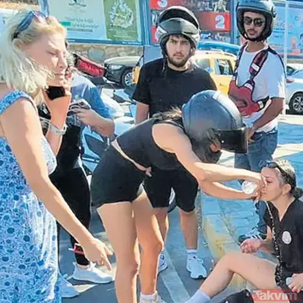 Seray Sever Bodrum'da kazaya karıştı: Otomobil ile motosiklet çarpıştı! - 3