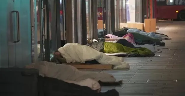 İngiltere’de evsizlik rekor seviyede! Ünlü caddede şok manzara: Böyle bir şey görmedim