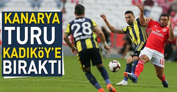 Kanarya turu Kadıköy’e bıraktı I Benfica: 1 - Fenerbahçe: 0 MAÇ SONUCU
