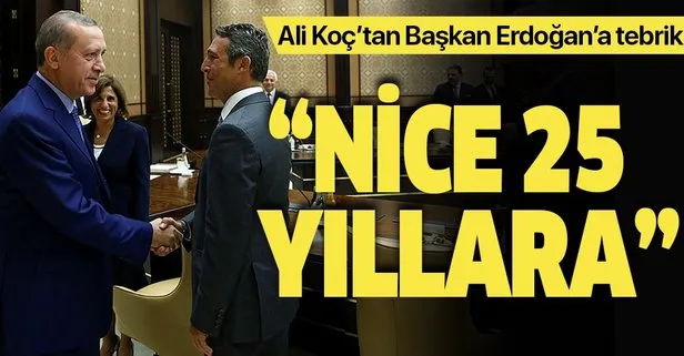 Ali Koc Tan Baskan Erdogan A Tebrik Takvim