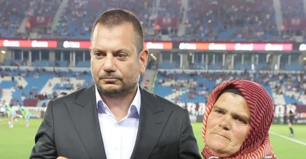 İyi ki varsın Eren! Trabzonspor Başkanı Ertuğrul Doğan şehit Eren Bülbül’ün annesi Ayşe Bülbü’e Eren Bülbül yazılı forma hediye etti
