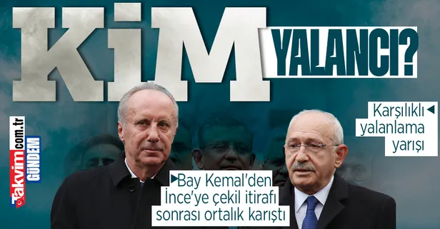 Kemal Kılıçdaroğlu Muharrem İnce'ye "adaylıktan çekil" teklifini götürdü mü? Muharrem İnce'den ve CHP'den flaş açıklamalar