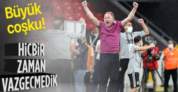 Şampiyon Beşiktaş’ın hocası Sergen Yalçın: Hiçbir zaman vazgeçmedik
