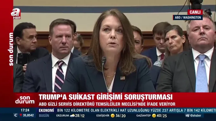Trump’a suikast girişimi soruşturması! Gizli servis direktörü ifade verdi