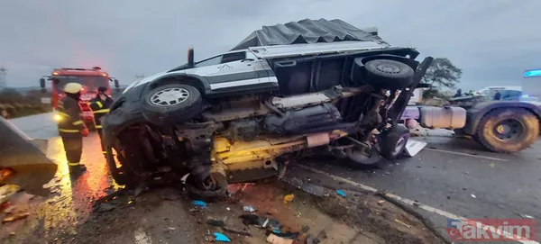 Kocaeli'de zincirleme kaza! Ortalık savaş alanına döndü - 3