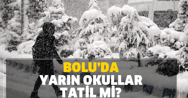 Bolu’da yarın okullar tatil mi? 5 Aralık Perşembe Bolu kar tatili için MEB açıklaması geldi mi?