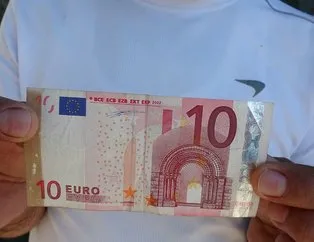 Para üstü olarak aldığı 10 Euro’yu 5 yıldır sandıkta saklıyor!