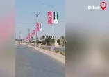 El Bab’ta yollar Türk bayrağı ile donatıldı