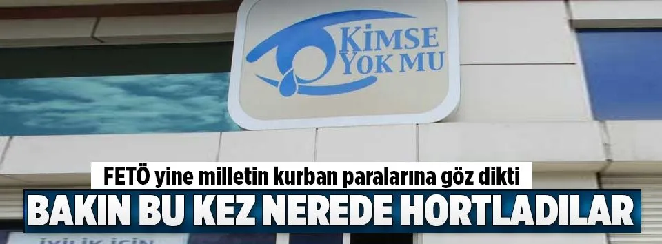 'Kimse yok mu' hortladı!