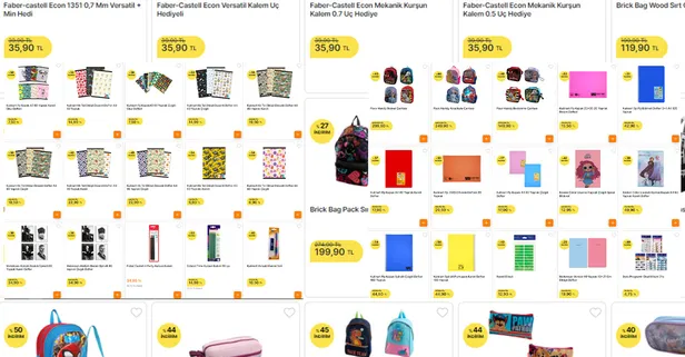 25-30 Eylül 2023 Migros aktüel ürünleri: Okul ürünleri indirime girdi! Fiyatı %50 düştü! Kalem, defter, okul çantası, çıt çıt dosya, klasör...