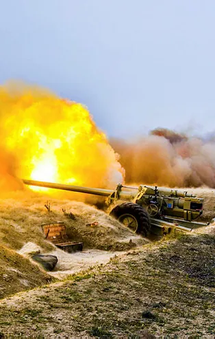 Azerbaycan'dan Ermenistan'a şok! Ermenilerin Mingeçevir'e attığı füze havada imha edildi!