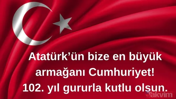 29 EKİM RESİMLİ MESAJLAR 2025 | Cumhuriyet Bayramı en güzel, kısa, Türk bayraklı 102. yılı kutlama sözleri - 15