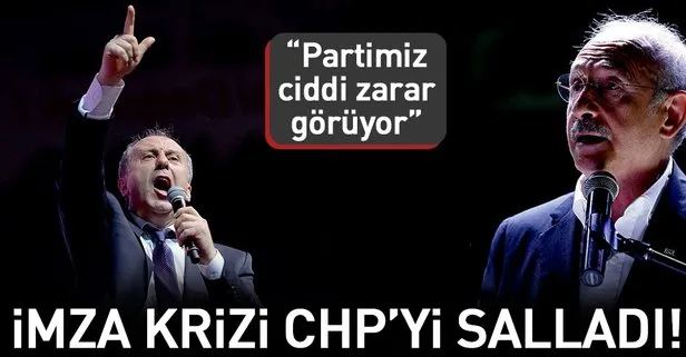 CHPde imza krizi derinleşiyor!