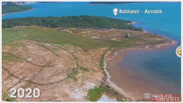 Orman Genel Müdürlüğü paylaştı! İşte yanan ormanların eski ve yeni hali: İzmir, Muğla, Çanakkale ve Balıkesir... - 12