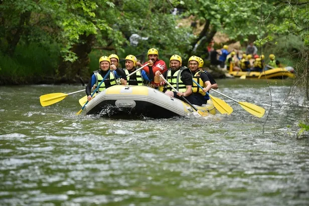 Marmara’nın ilk rafting parkuru Orhaneli’de açıldı-7